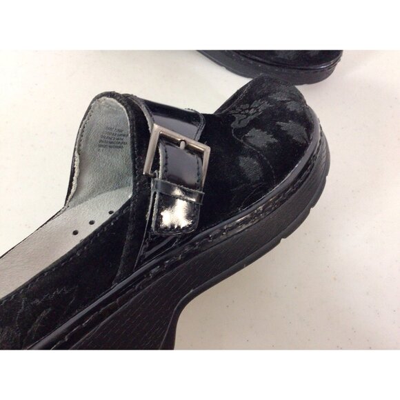 Klogs Velvet Burnout Leather Shoes Clogs Womens 7.5 - Picture 7 of 9